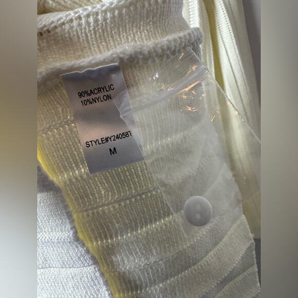 New Tuckernuck POMANDER PLACE Ivory Adi Knit Dress medium - Picture 7 of 7